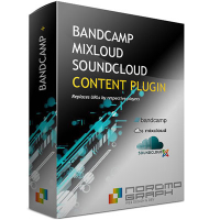 Bandcamp Soundcloud Mixcloud Advanced Joomla Content plugin