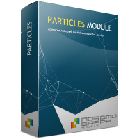 Particles module for Joomla