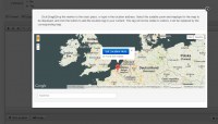 Editor plugin to set location to an article